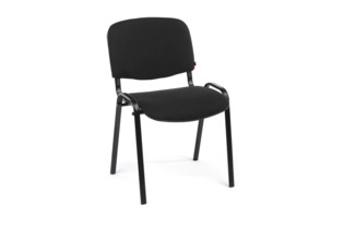 Офисный стул ИЗО black Ткань ТК-1 (черная)
